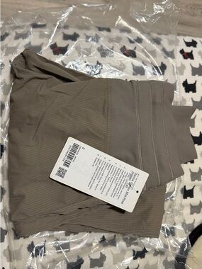 lululemon athletica Ribbed High-Rise Leggings in Taupe Gray